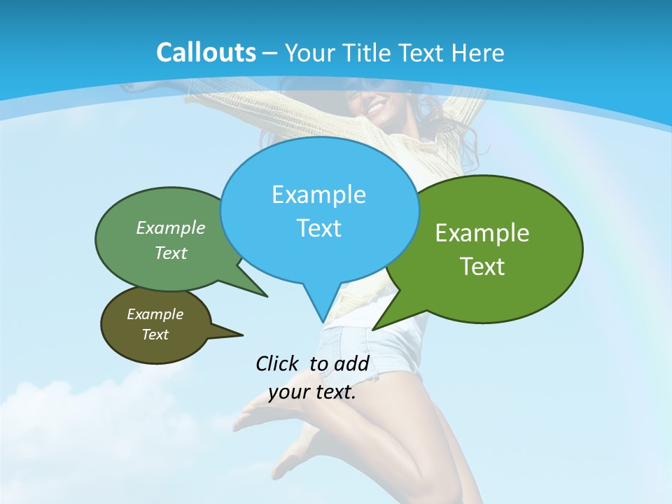 Jumping For Joy PowerPoint Template