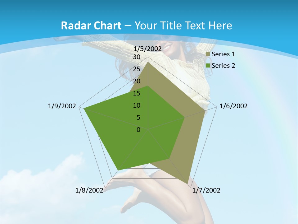 Jumping For Joy PowerPoint Template