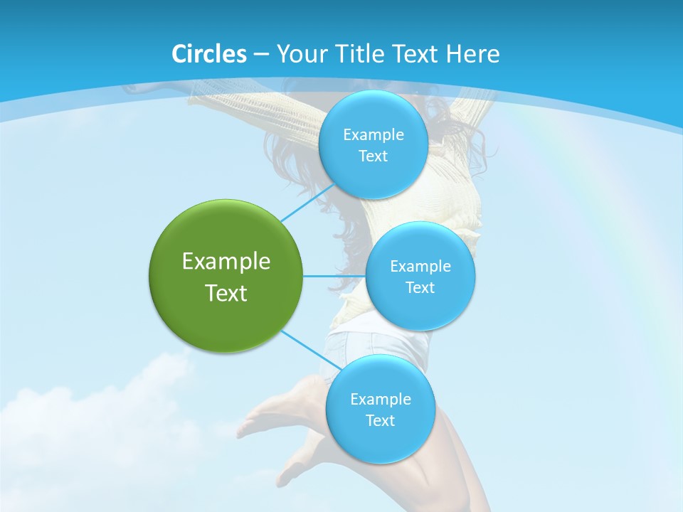 Jumping For Joy PowerPoint Template