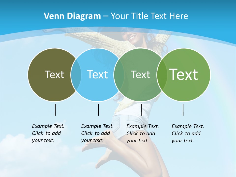 Jumping For Joy PowerPoint Template