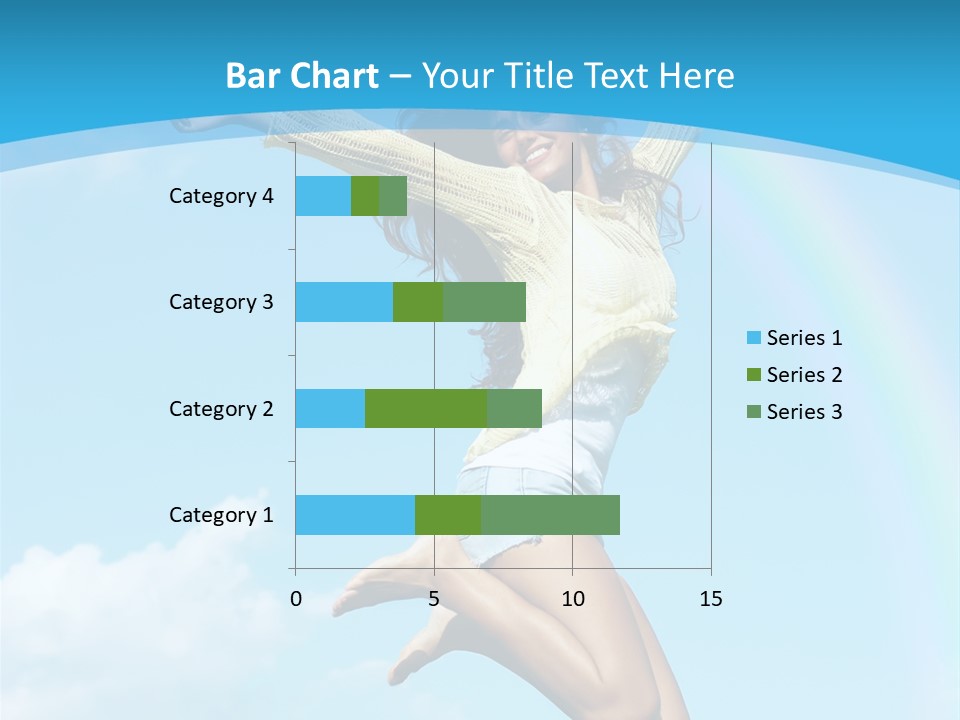 Jumping For Joy PowerPoint Template