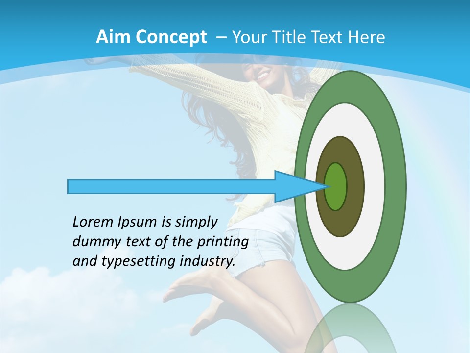 Jumping For Joy PowerPoint Template