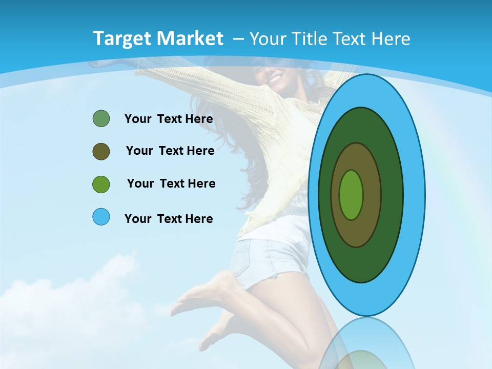 Jumping For Joy PowerPoint Template