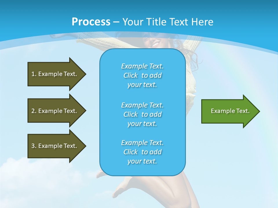 Jumping For Joy PowerPoint Template