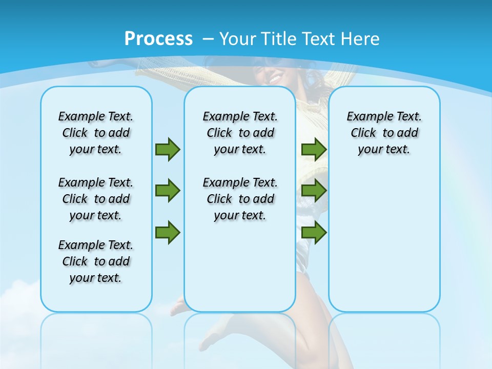 Jumping For Joy PowerPoint Template