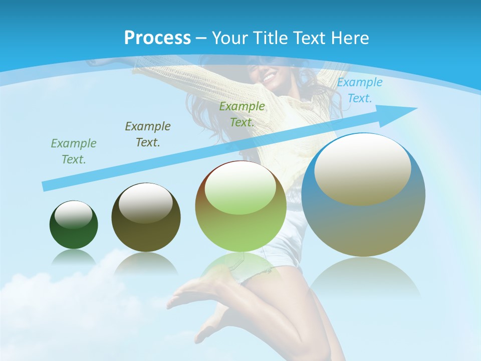 Jumping For Joy PowerPoint Template