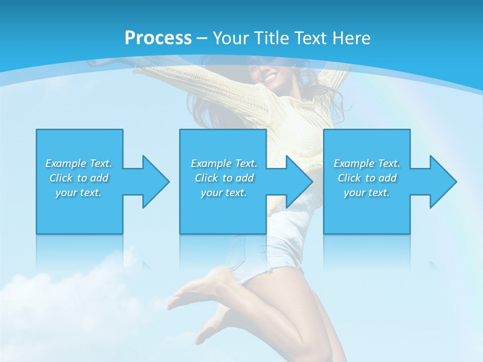 Jumping For Joy PowerPoint Template