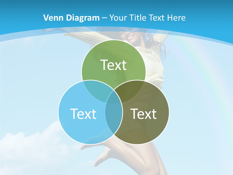 Jumping For Joy PowerPoint Template