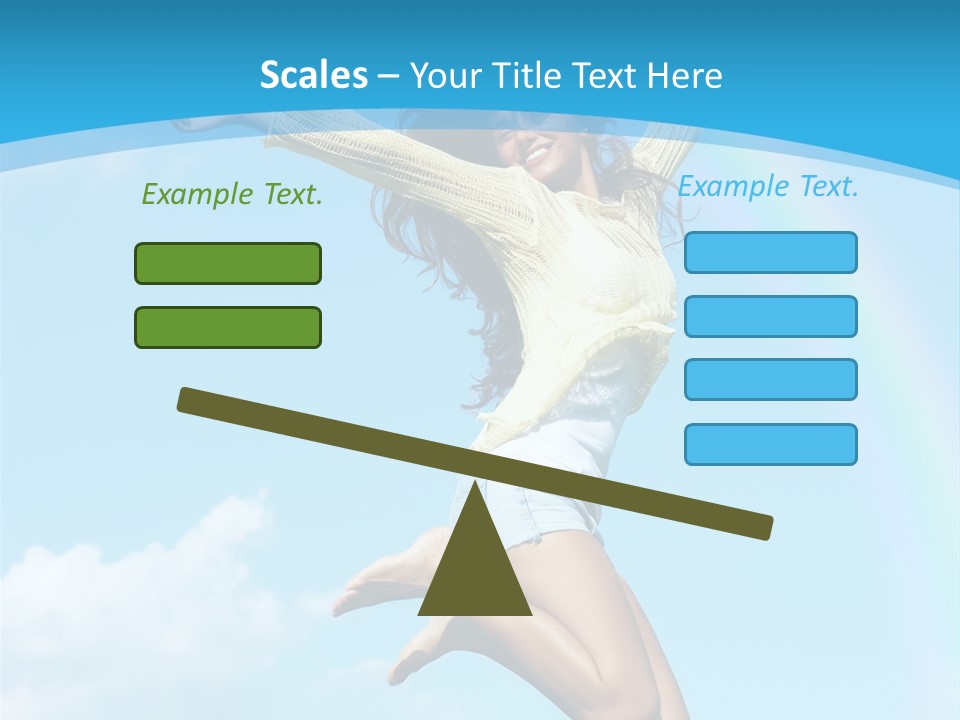 Jumping For Joy PowerPoint Template
