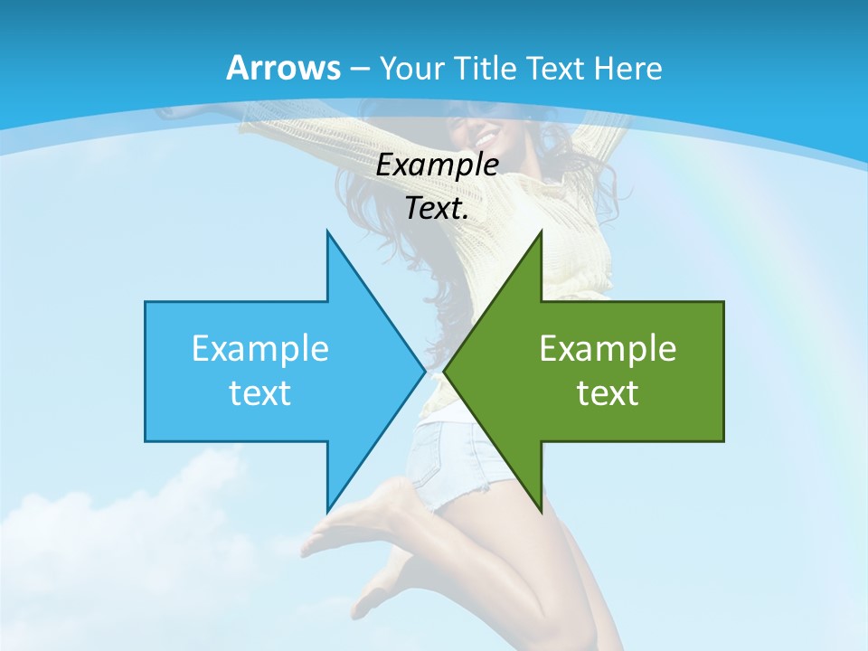 Jumping For Joy PowerPoint Template