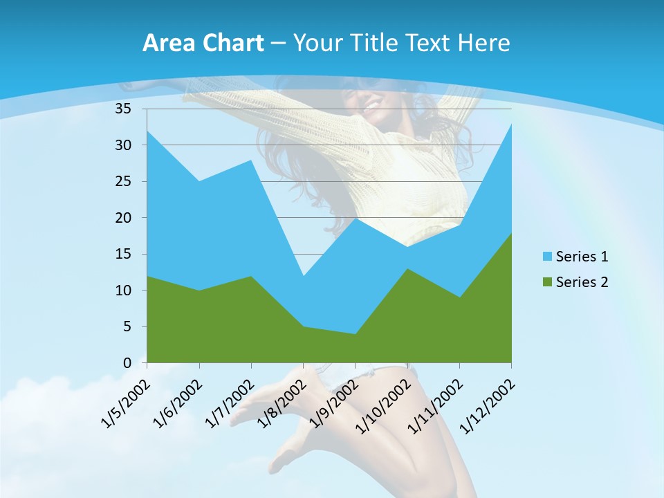 Jumping For Joy PowerPoint Template
