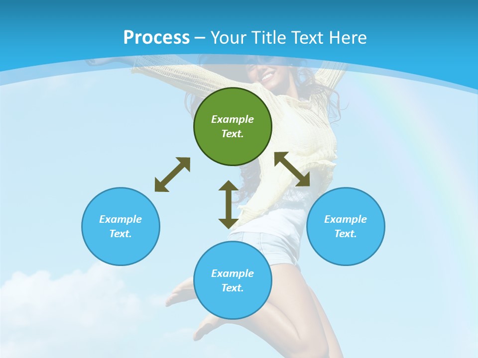 Jumping For Joy PowerPoint Template