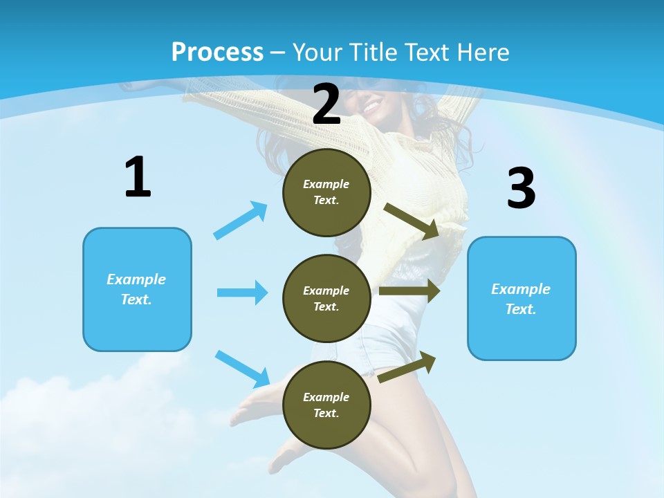 Jumping For Joy PowerPoint Template