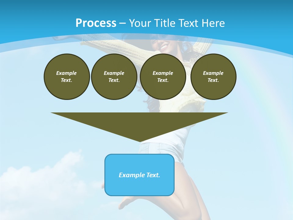Jumping For Joy PowerPoint Template