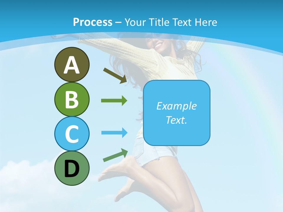 Jumping For Joy PowerPoint Template