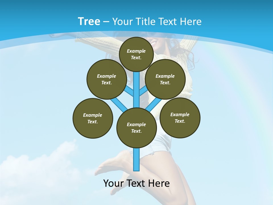 Jumping For Joy PowerPoint Template