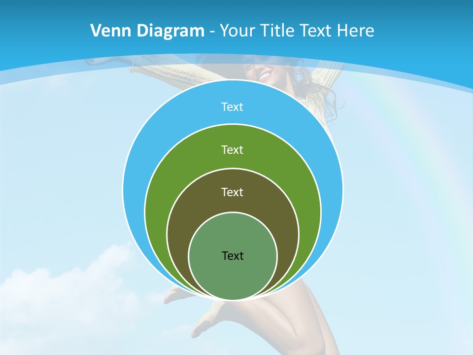 Jumping For Joy PowerPoint Template