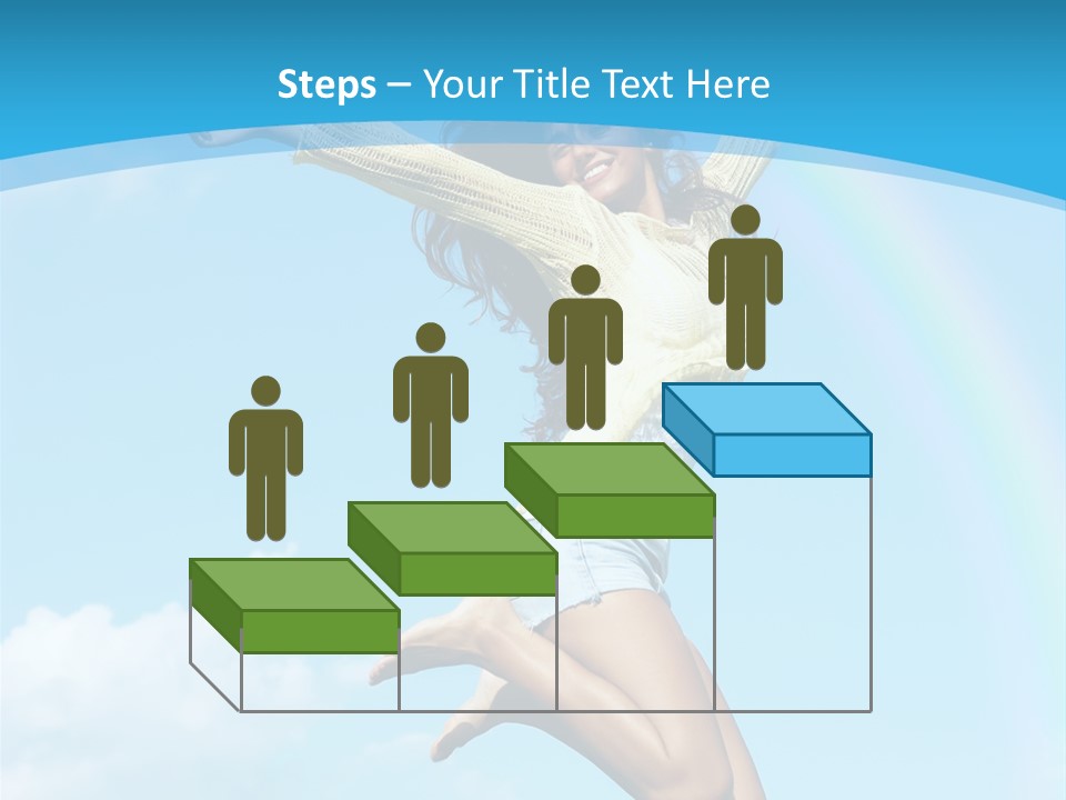 Jumping For Joy PowerPoint Template