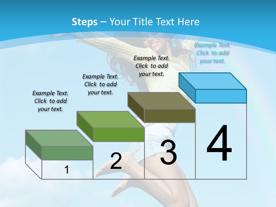 Jumping For Joy PowerPoint Template