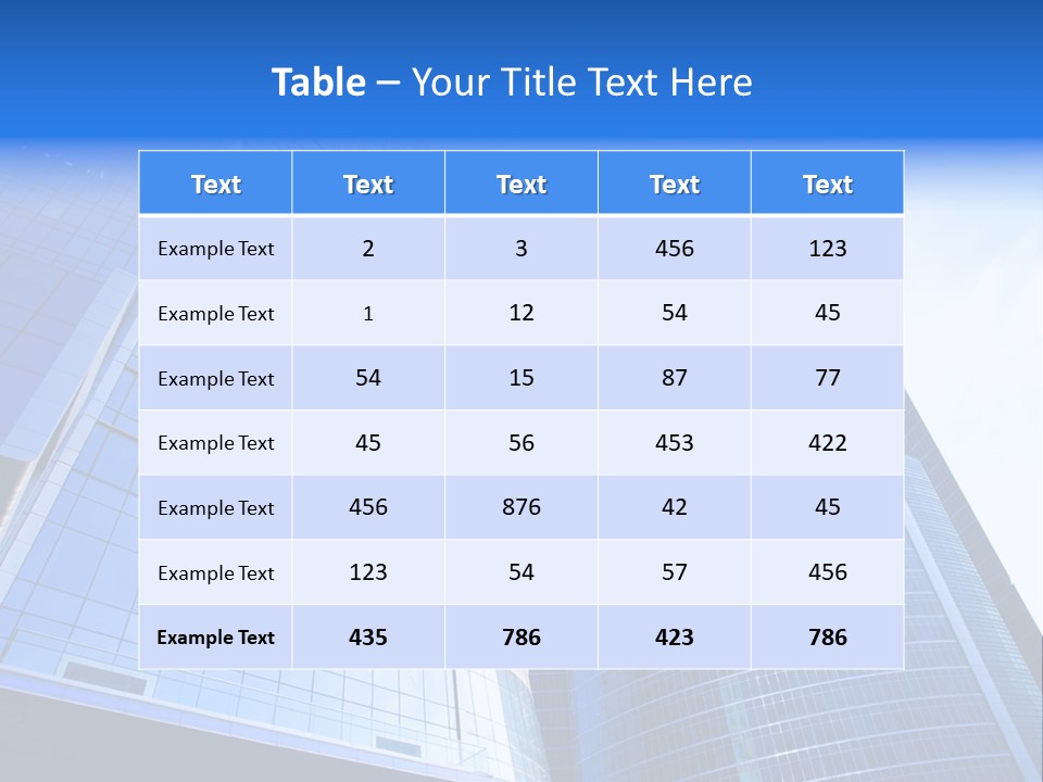 Low E Glass PowerPoint Template