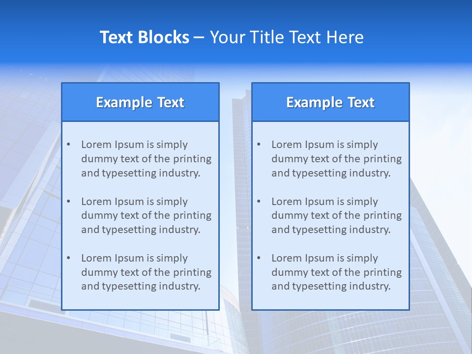 Low E Glass PowerPoint Template