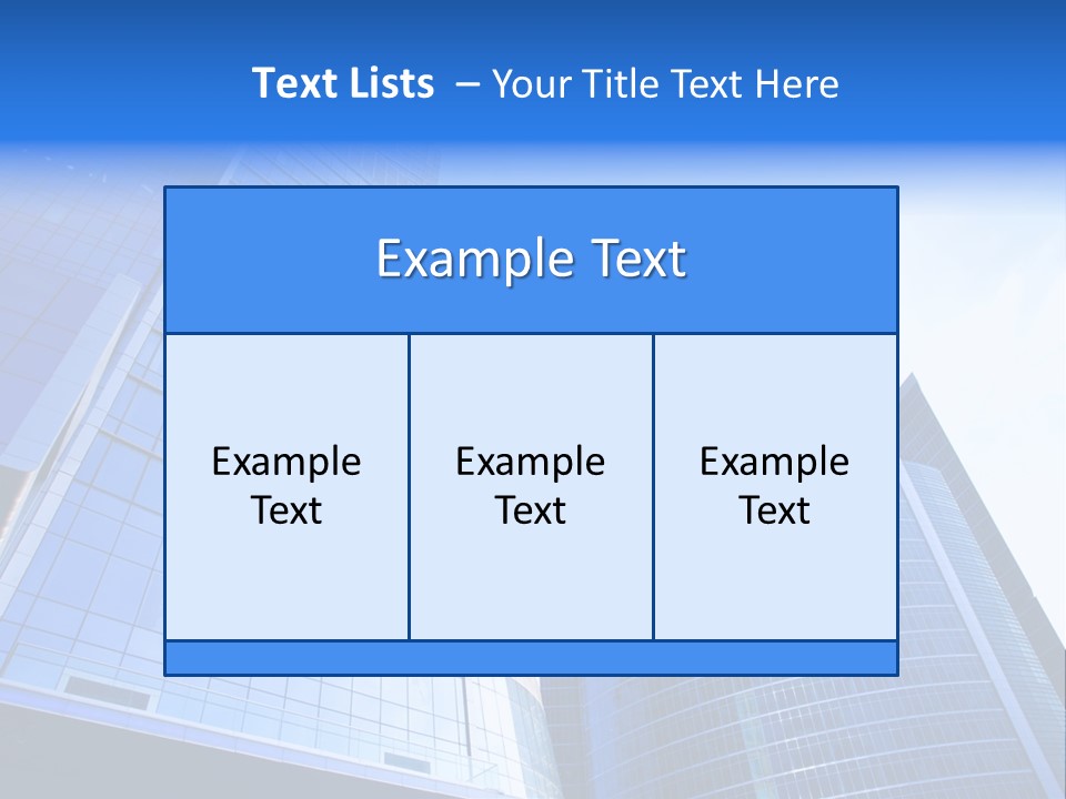 Low E Glass PowerPoint Template