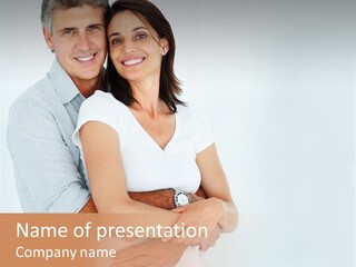 Mature Couple PowerPoint Template