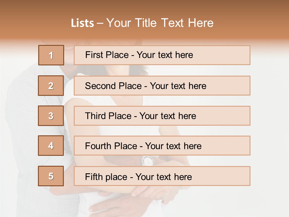 Mature Couple PowerPoint Template