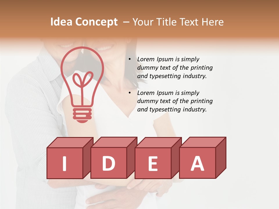 Mature Couple PowerPoint Template