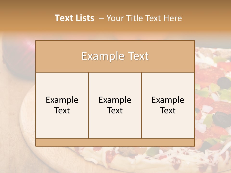 Pizza PowerPoint Template