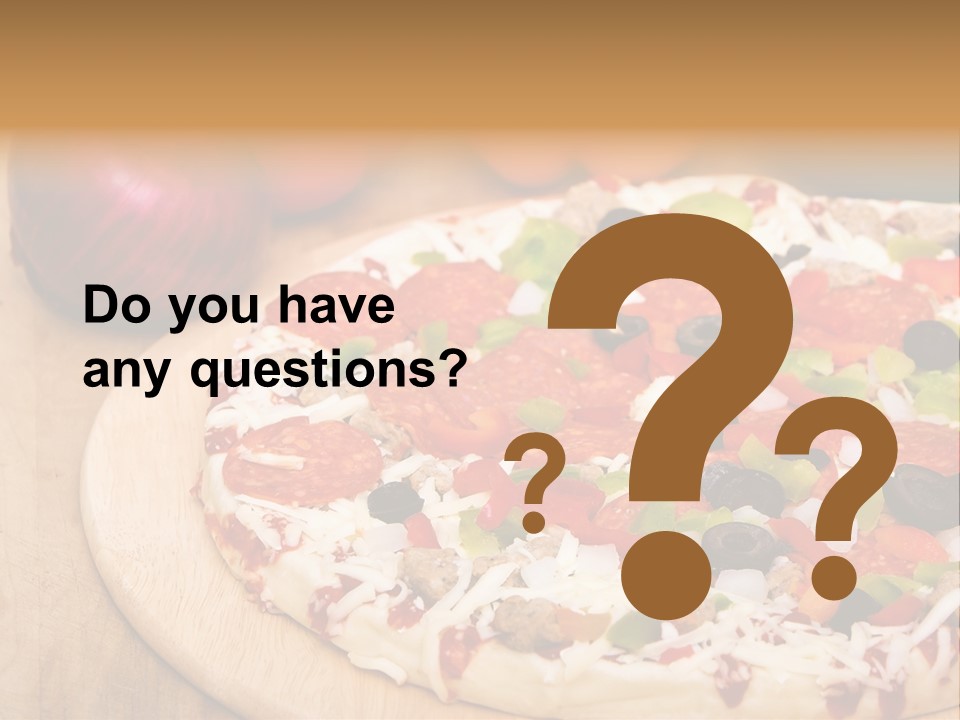 Pizza PowerPoint Template