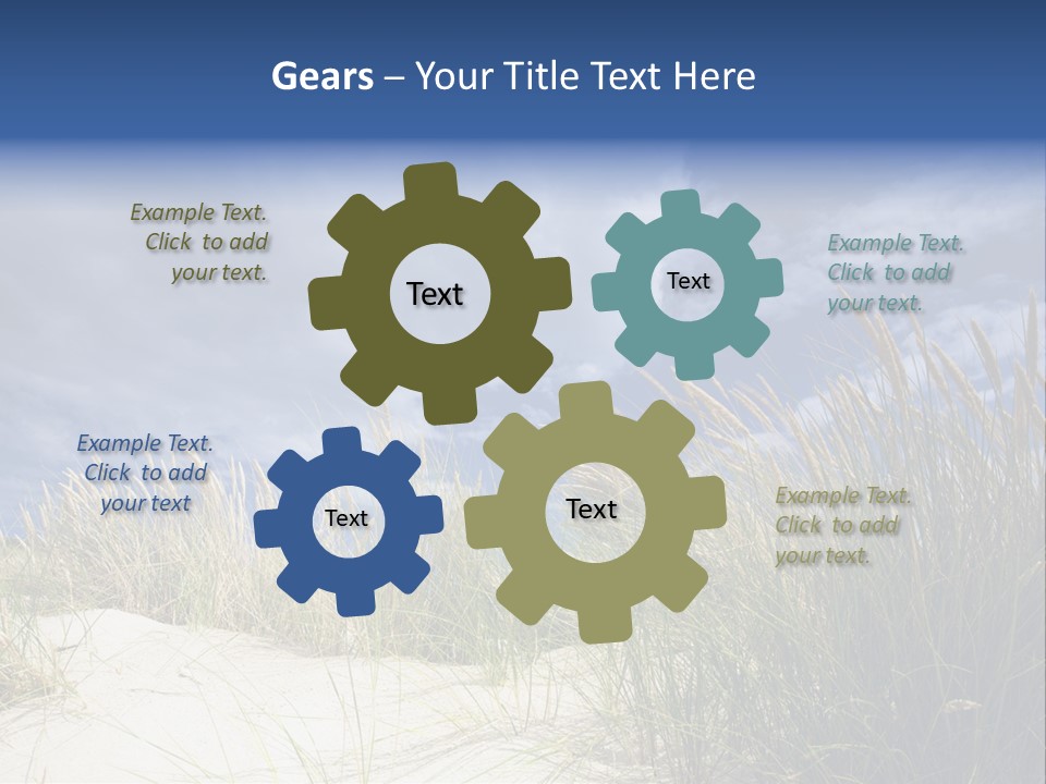 Beach Grass PowerPoint Template