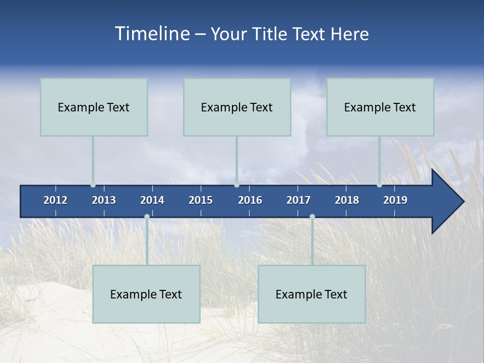 Beach Grass PowerPoint Template