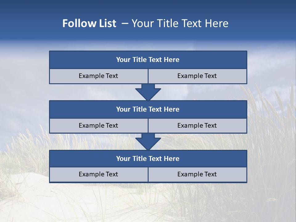 Beach Grass PowerPoint Template