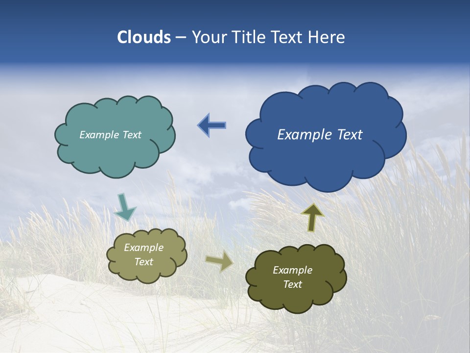 Beach Grass PowerPoint Template