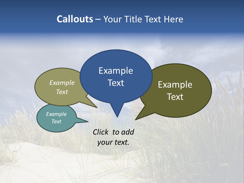 Beach Grass PowerPoint Template