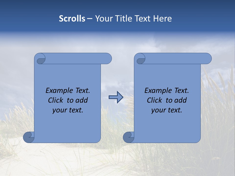 Beach Grass PowerPoint Template