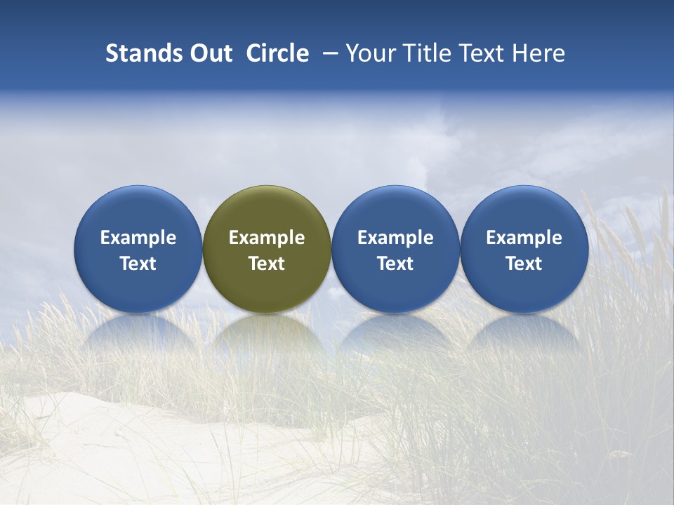 Beach Grass PowerPoint Template