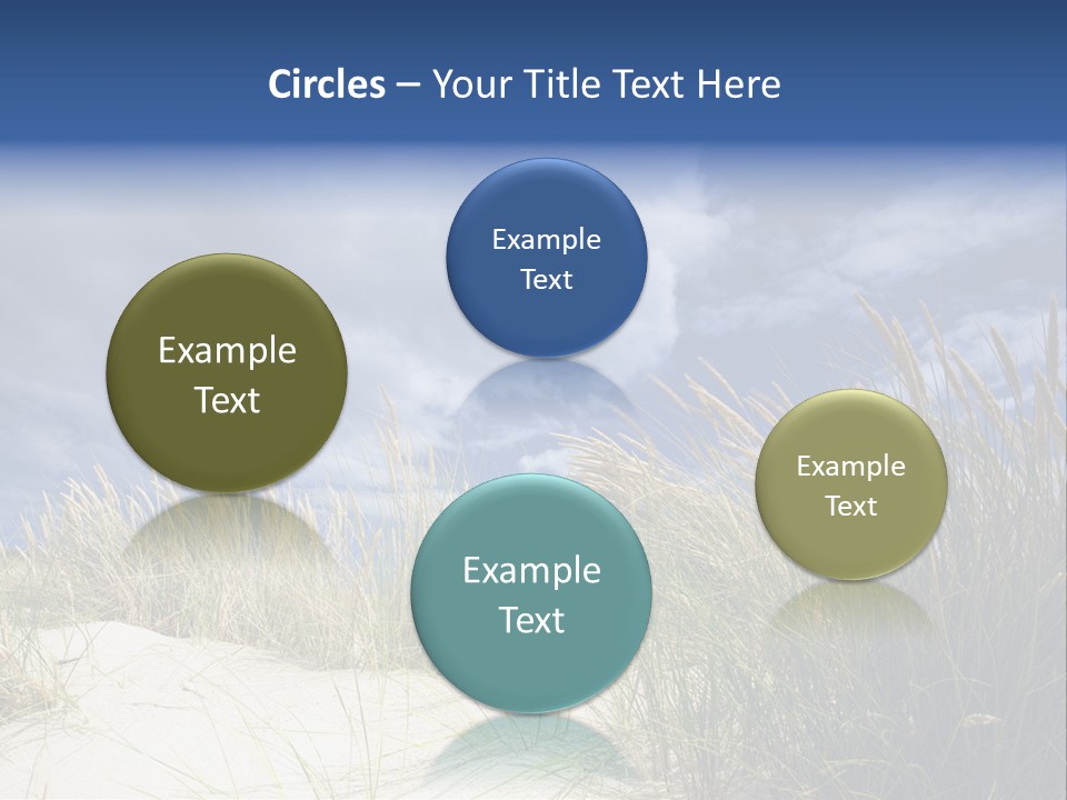 Beach Grass PowerPoint Template