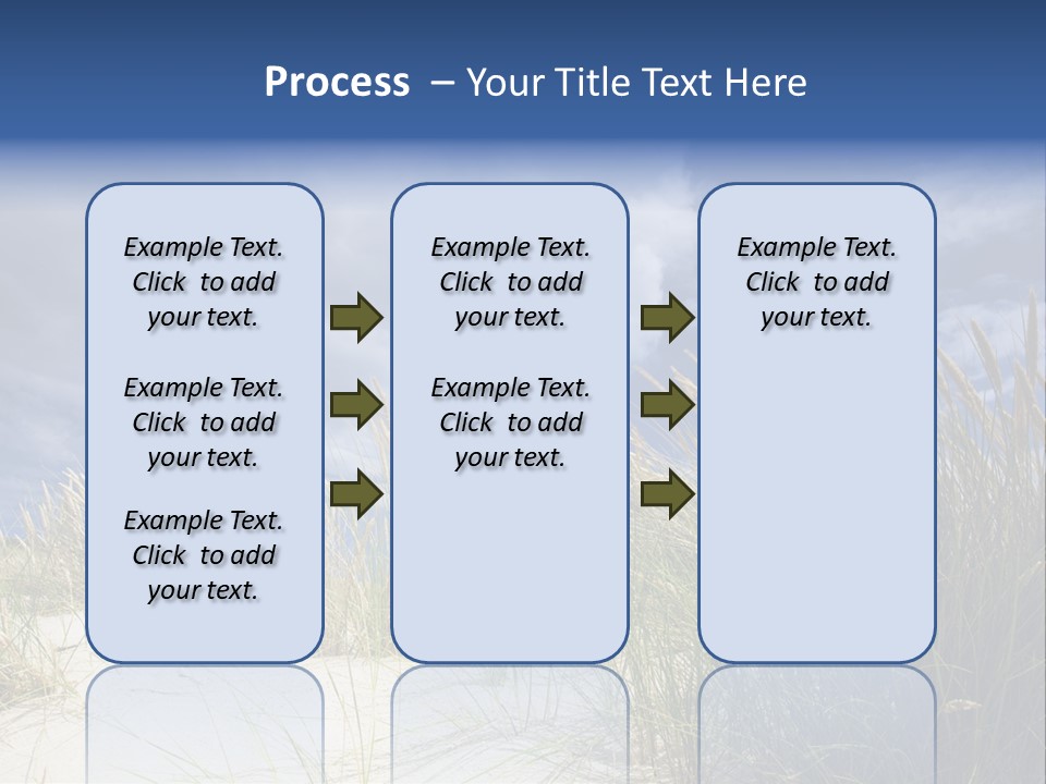Beach Grass PowerPoint Template