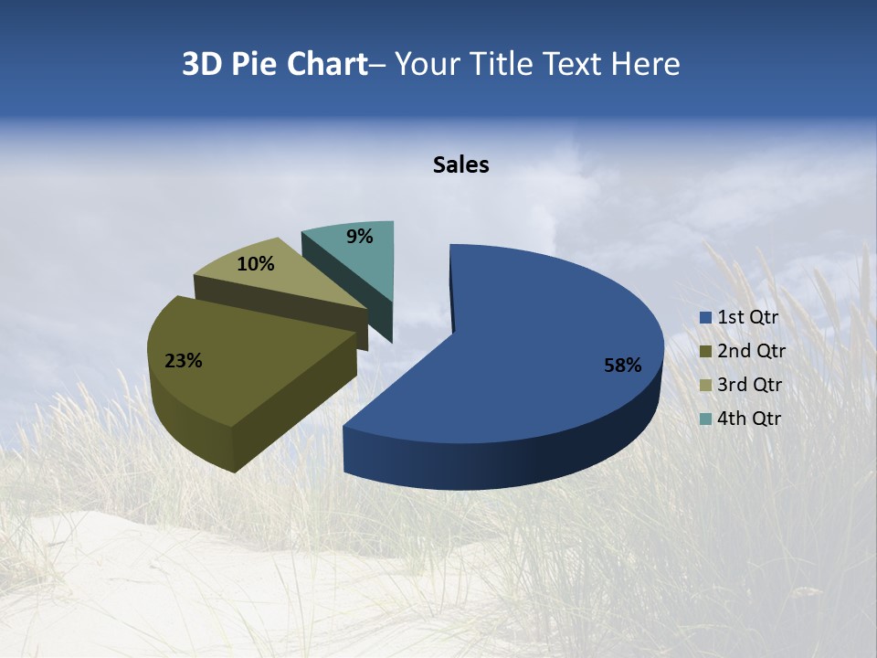 Beach Grass PowerPoint Template