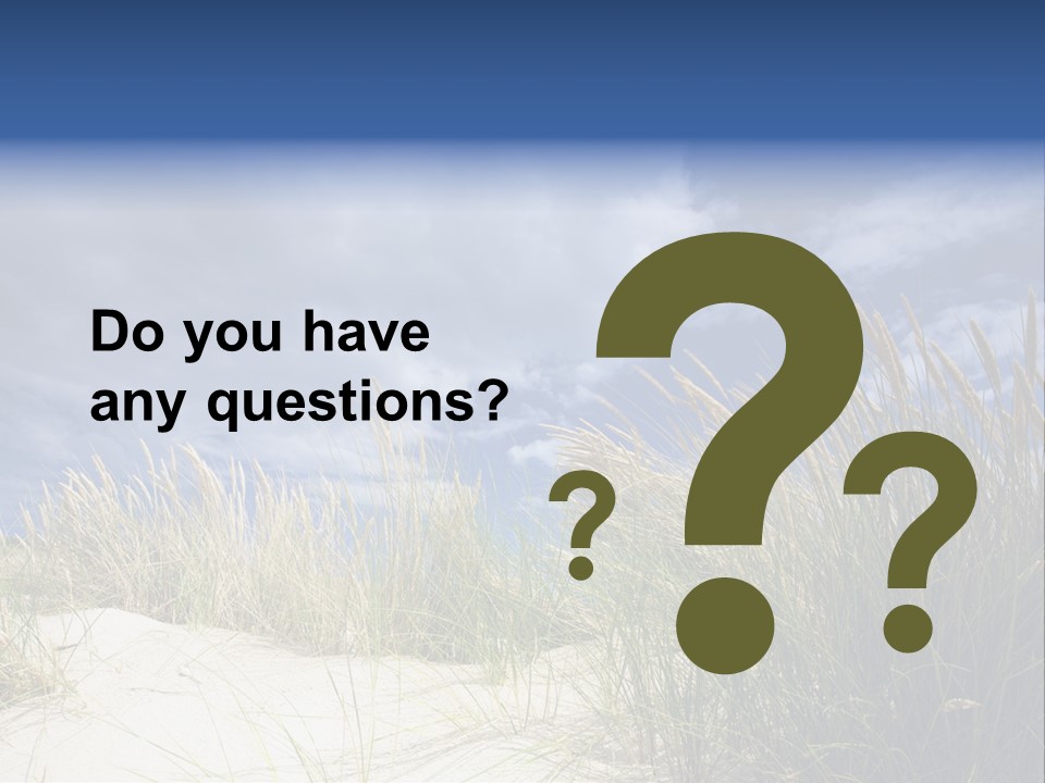 Beach Grass PowerPoint Template