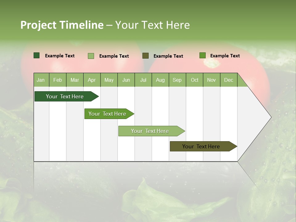 Cucumbers And Tomatoes PowerPoint Template