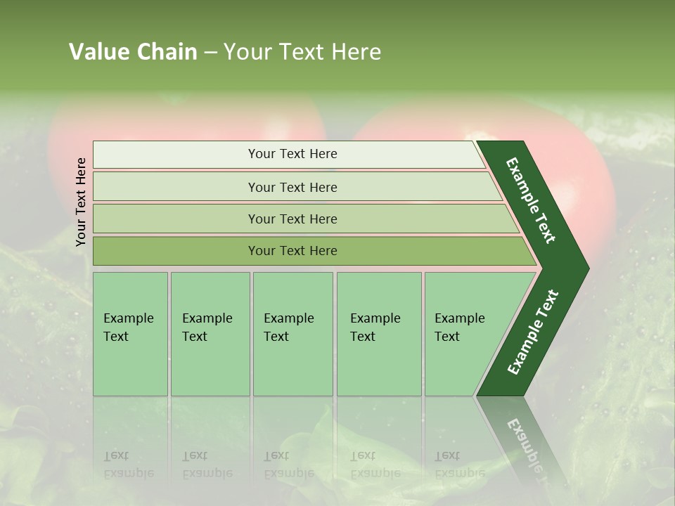 Cucumbers And Tomatoes PowerPoint Template