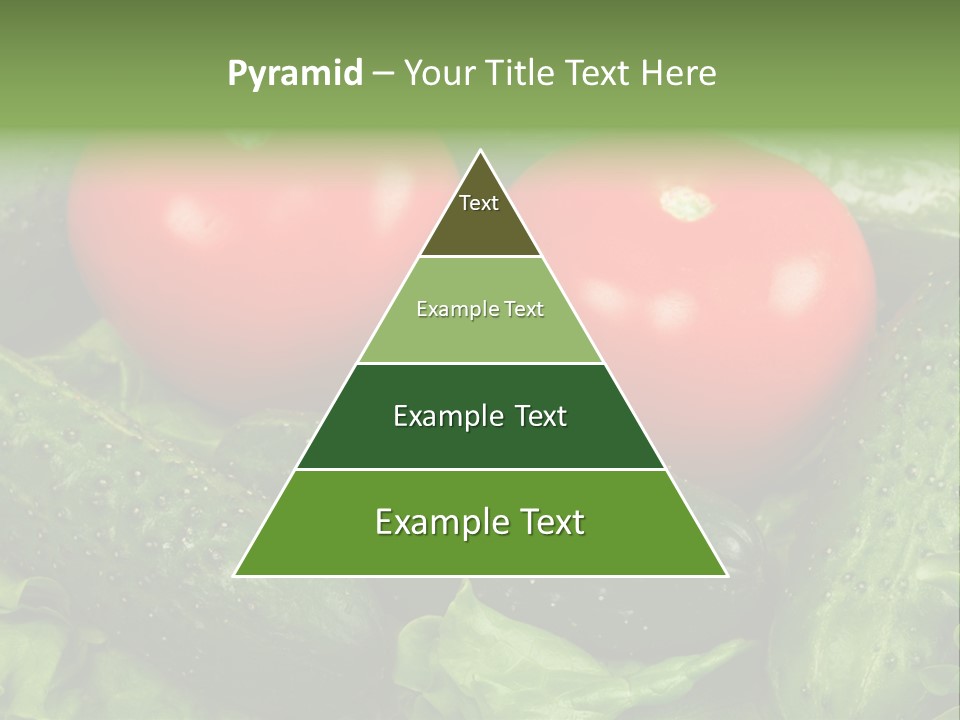 Cucumbers And Tomatoes PowerPoint Template