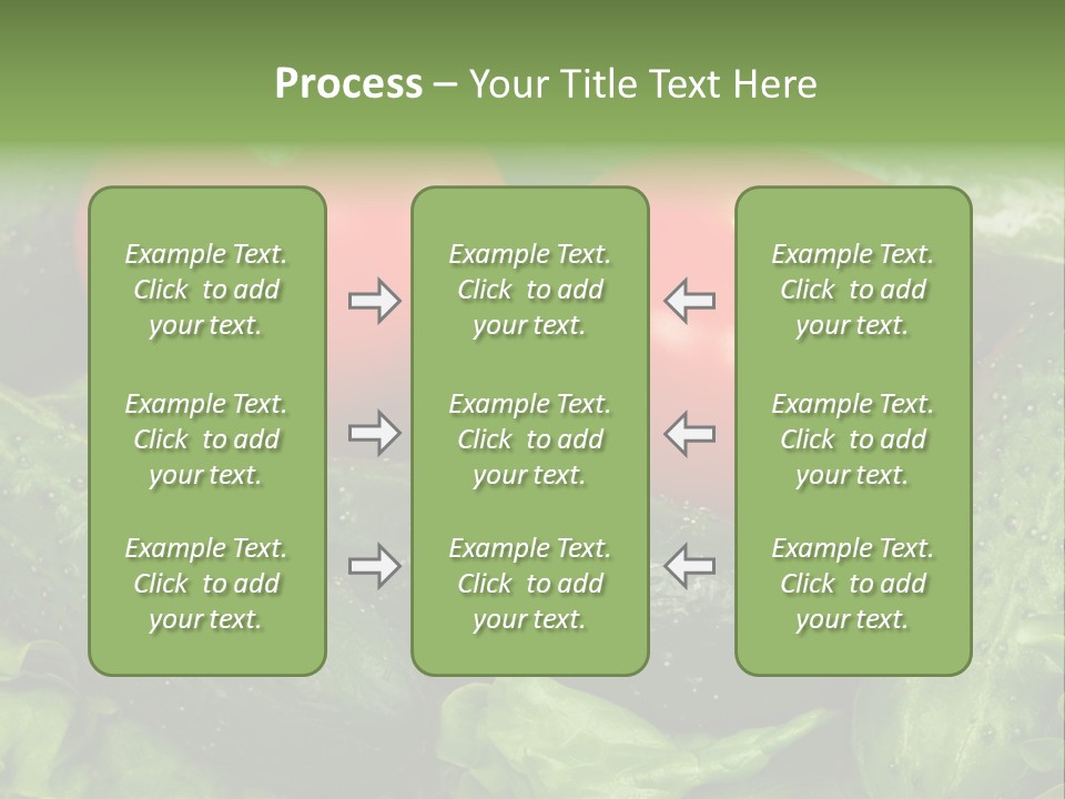 Cucumbers And Tomatoes PowerPoint Template