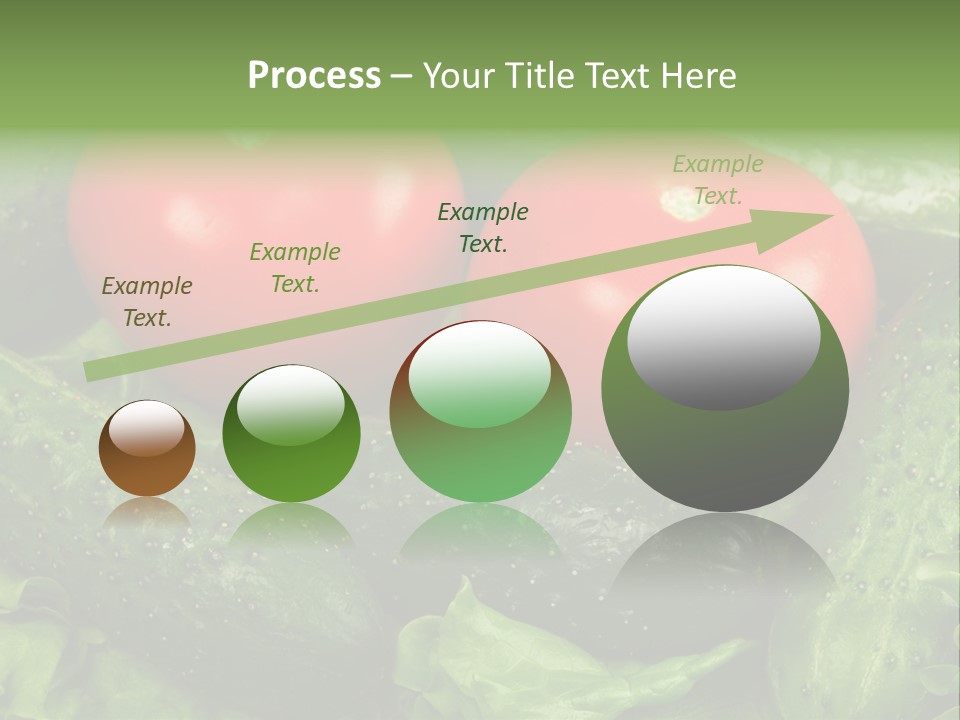 Cucumbers And Tomatoes PowerPoint Template