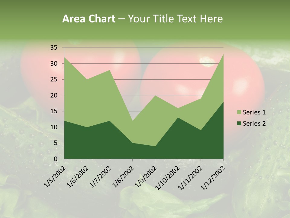 Cucumbers And Tomatoes PowerPoint Template