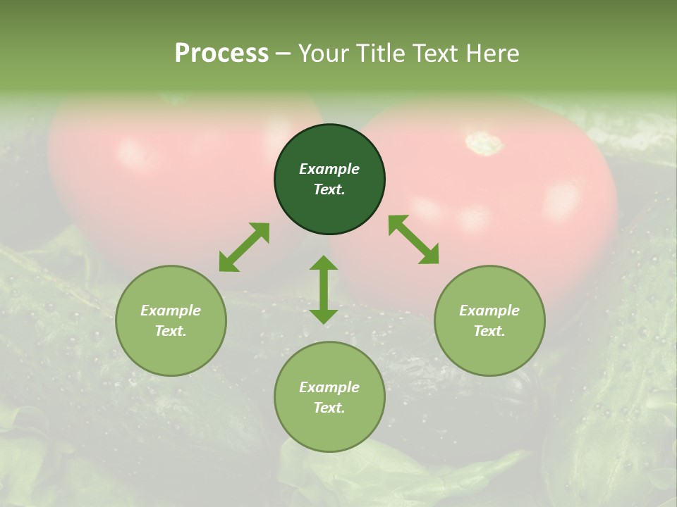 Cucumbers And Tomatoes PowerPoint Template