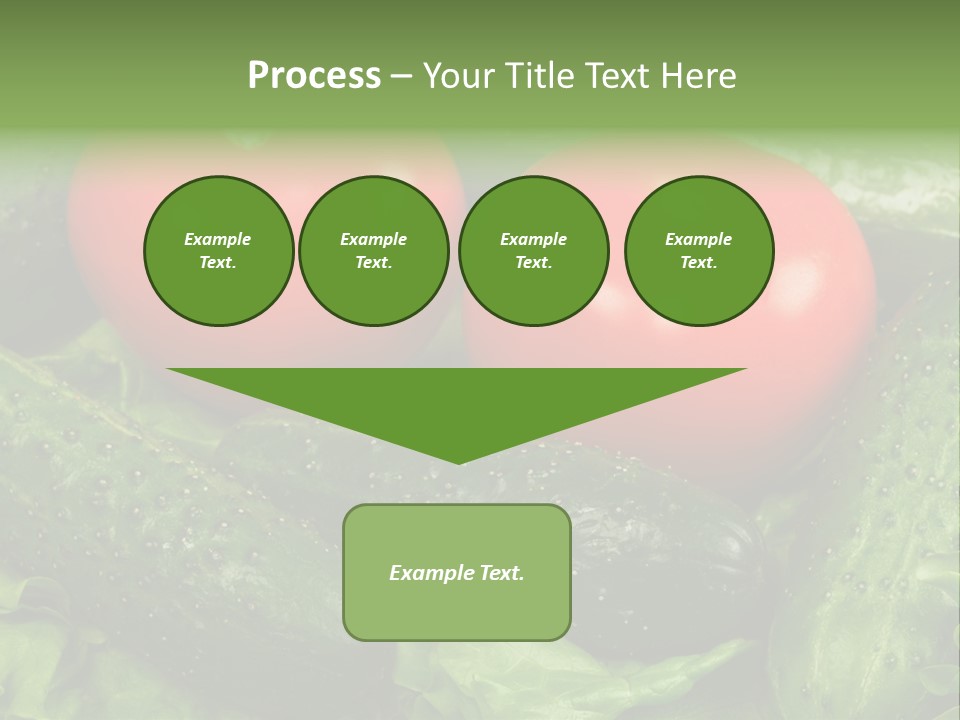 Cucumbers And Tomatoes PowerPoint Template